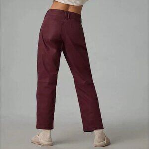 Pilcro by Anthropologie Wine Coated The Wanderer pants NWTs
